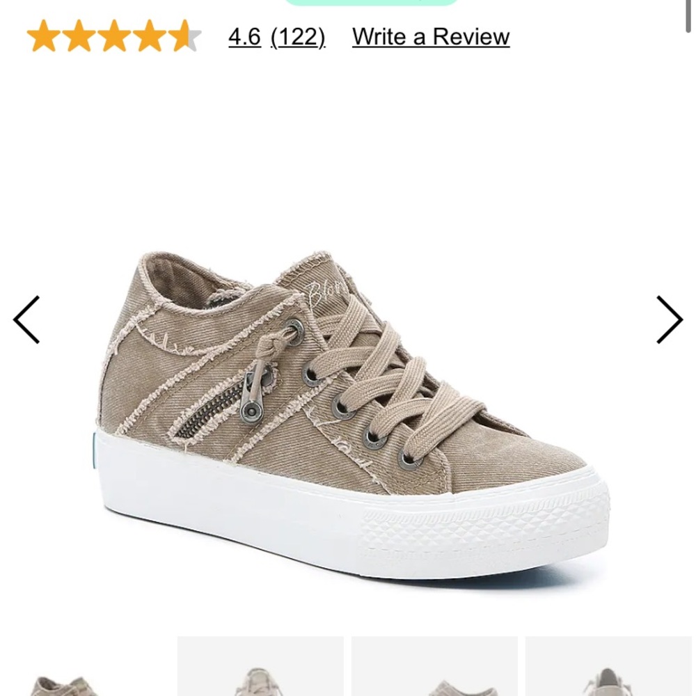 NWT Blowfish Melondrop sneaker Taupe Size 11